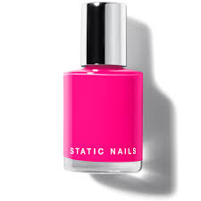 Static Nails Neon Pink Nail Polish
